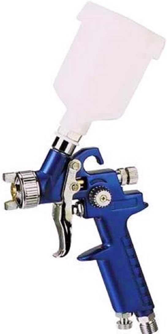 Asturo HVLP Mini Professional Spray Gun, 125 cc H-2000 Nylon 1.0 mm Nozzle, Excellent