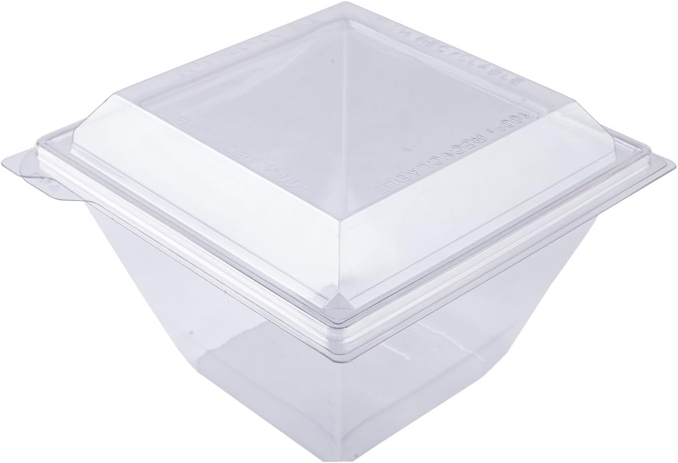 30 Square Jars 750ml with Crystal Lids