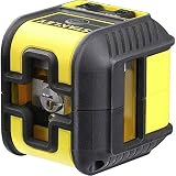 STANLEY STHT77592 1 Niveau Laser Croix + Équerrage Cross90   Faisceau vert 4x plus lumineux   étanche IP50   double filetage 1/4