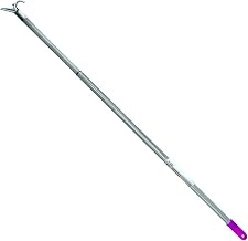 Sicignano | Metal Clothes Rail for Wardrobe with Telescopic Handle Extendable up to 150 cm, Grey, Made in Italy
