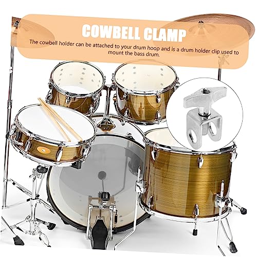Soporte Ajustable para Cowbell Abaodam para Extensión de Batería con Clip de Montaje para Bombo miniatura 3