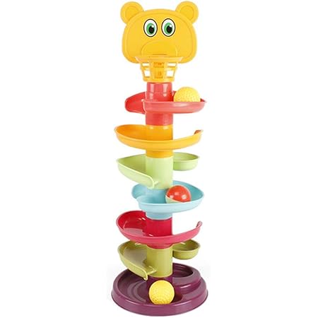 Weofferwhatyouwant Single Ball Drop Jouet Pour Enfant Rampe D Activite Avec Balle A Partir De 9 Mois Et Plus Amazon Fr Jeux Et Jouets