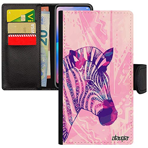 Coque iPhone SE 2022 cuir de protection supérieure motif zèbre ethnique