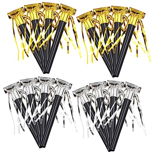 HOMOBABE 60 Pezzi Trombette da Festa per Adulti Gadget Festivi Divertenti per Compleanni Natale e Speciali Noisemakers Leggeri e Sicuri