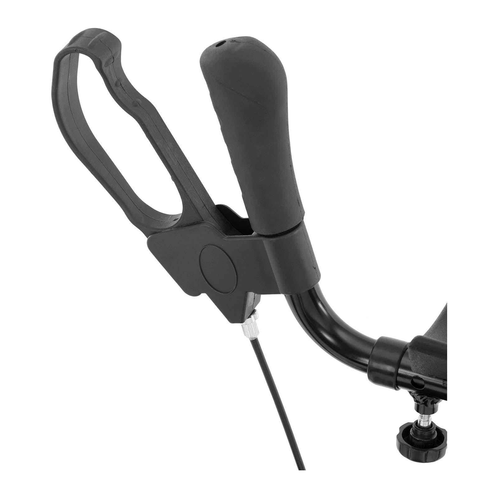 UNI_ROLL_05 F - Andador plegable (136 kg, 1050 – 1150 mm, ligero, con respaldo, asiento y soporte para bastón, carrito ligero