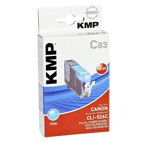 KMP Tintenkartusche für Canon PIXMA MG5150 , C83, cyan