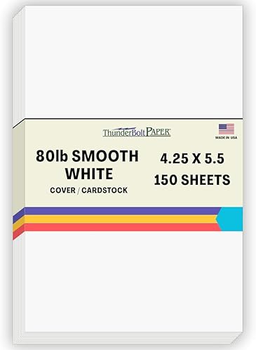 Miniatura 10 de 200 hojas de papel de tarjetas lisas de color blanco brillante 80#  4 x 9 pulgadas (4 x 9 pulgadas) #10 Tamaño del inserto de sobre  80 libras de