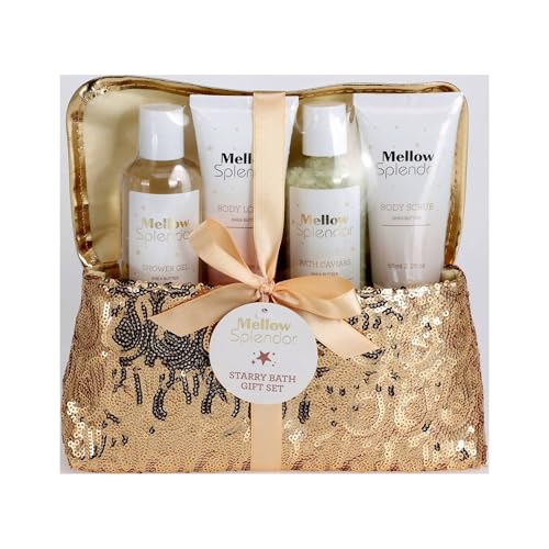 Ensemble cadeau gel douche et sels de bain Well Home avec gommage et lotion