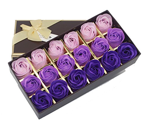 HOMEE Flora Scented Bath Soap Rose Flower (Purple)