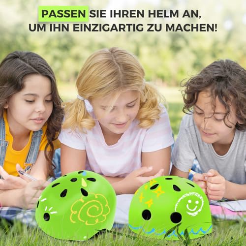 LeapBeast Skaterhelm Fahrradhelm, Belüftung | Sicherheit | leicht | Skateboarding Helm für Fahrrad...