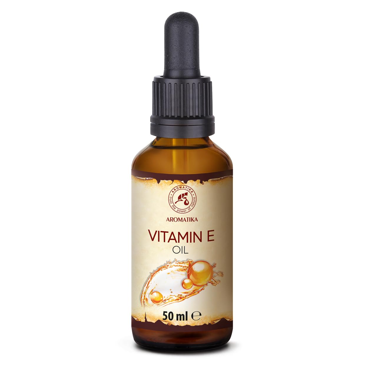 Vitamine E Huile 50ml - Tocopherol - Naturelle - Riche en Vitamine E - Huile  Anti-âge - Soins visage - Peau - Soins du Corps