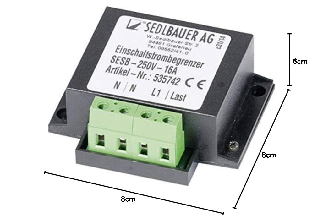 Einschaltstrombegrenzer für Ringkerntransformatoren SESB-250V-16A