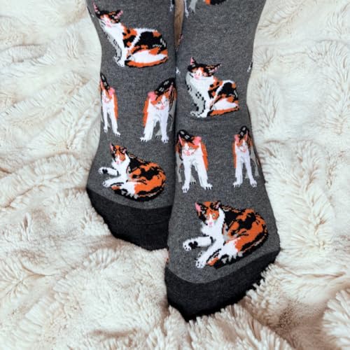 Calico Cat Socks for Women - Gift for Cat Lovers4