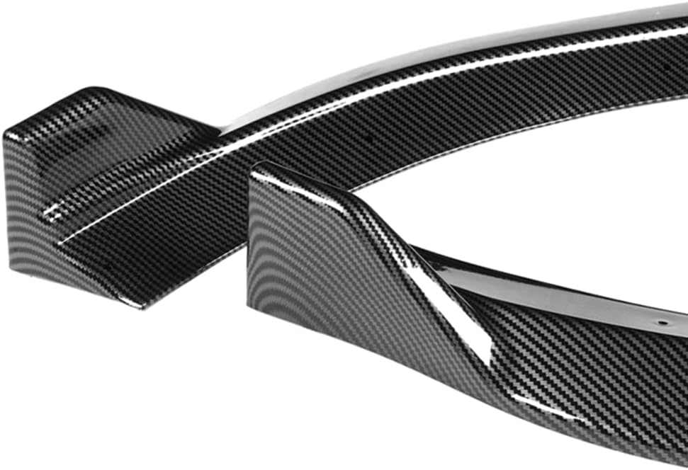 Q1-TECH, Front Bumper Lip fit for compatible with 2014 2015 2016 Audi A3, Front Bumper Lip Spoiler Air Chin Body Kit Splitter ABS, SPORT-Style (Painted Carbon)