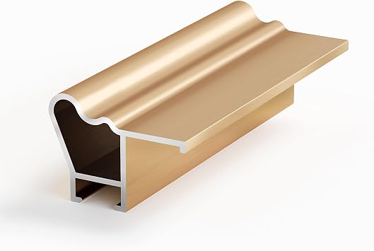 Coppery Gold Sample Color Chip Alloy, TV Frames Deco Alloy Bezel Only for Samsung The Frame TVs, Fits 2021-2025 Frame TVs, LS03A,LS03B,LS03C,LS03D,LS03FA,LS03FW