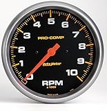 AUTO METER 5160 Pro-Comp Electric in-Dash Tachometer 5.000 in.