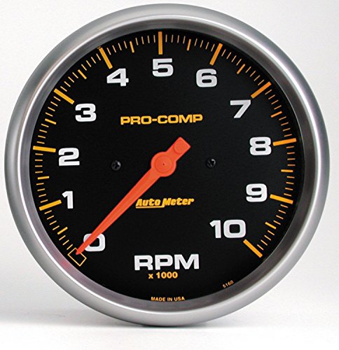AUTO METER 5160 Pro-Comp Electric in-Dash Tachometer 5.000 in.