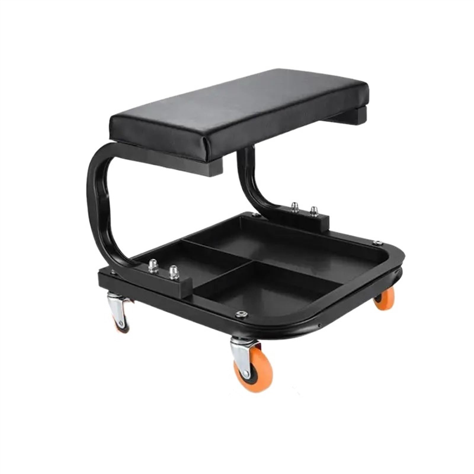 Carro de herramientas de taller mecánico con ruedas, soporte de herramientas de garaje de alta resistencia, bandeja de caja de herramientas con rodillos for taller, tienda de automóviles y hogar ( Col