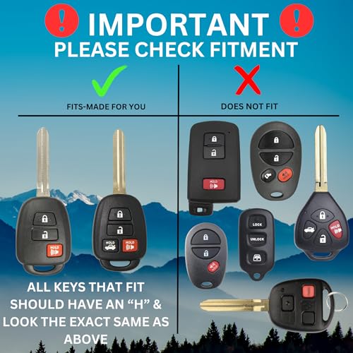 Coque de clé Tacoma 3e génération rouge avec décapsuleur acier pour SR5