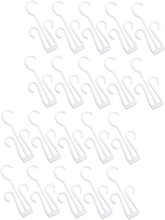 STOBAZA プラスチック製 靴吊り棚 シューズフック20個 多機能靴乾燥ラック 家庭用シューズハンガー