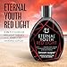 Brown Sugar Eternal Youth Tanning Lotion, 2-in-1 Color Fuse Red Light & Ultra Skin Firming Advanced Tanning Lotion with Peptides, Hyaluronic Acid, Green Tea & Aloe, 13.5 Fl Oz