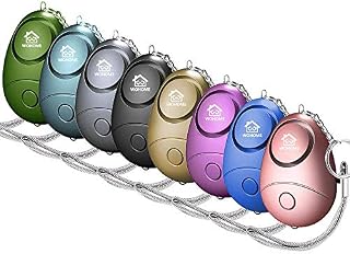 WOHOME Safe Personal Alarm, Safesound Personal Alarm with LED Light Emergency Safety Alarm