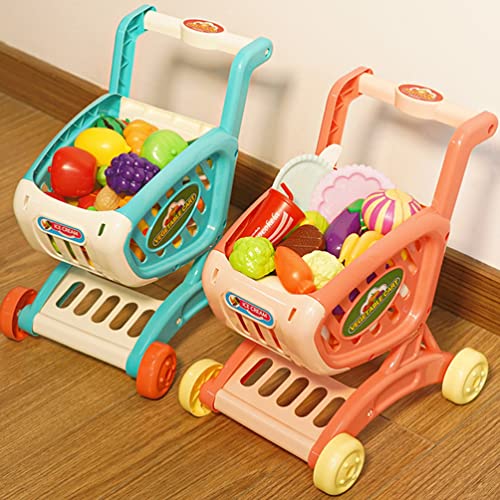 Zerodeko Carrinho De Compras Para Crianças Carrinho De Compras De Supermercado Brinquedo Carrinho De