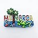 Weekino Minorca Minorca Spagna Calamità da frigo 3D Polyresin Tourist City Viaggio Souvenir Collezione Regalo Forte Frigorifero Sticker