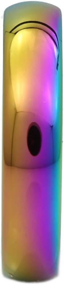 5mm Multi Colored Gold Plated Rainbow Band Tungsten Carbide Comfort Fit Ring