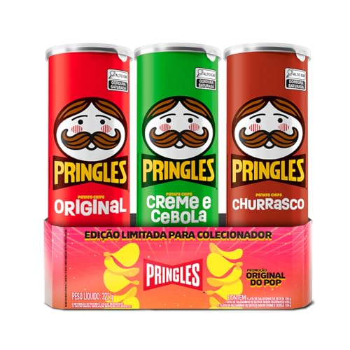 Pringles Original do Pop - Pack com 3 sabores