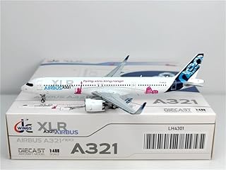 ACE HOBBY JC Wings for Airbus A321neo XLR F-WXLR Flying Xtra Long Range 1/400 Aircraft Pre-Built Model