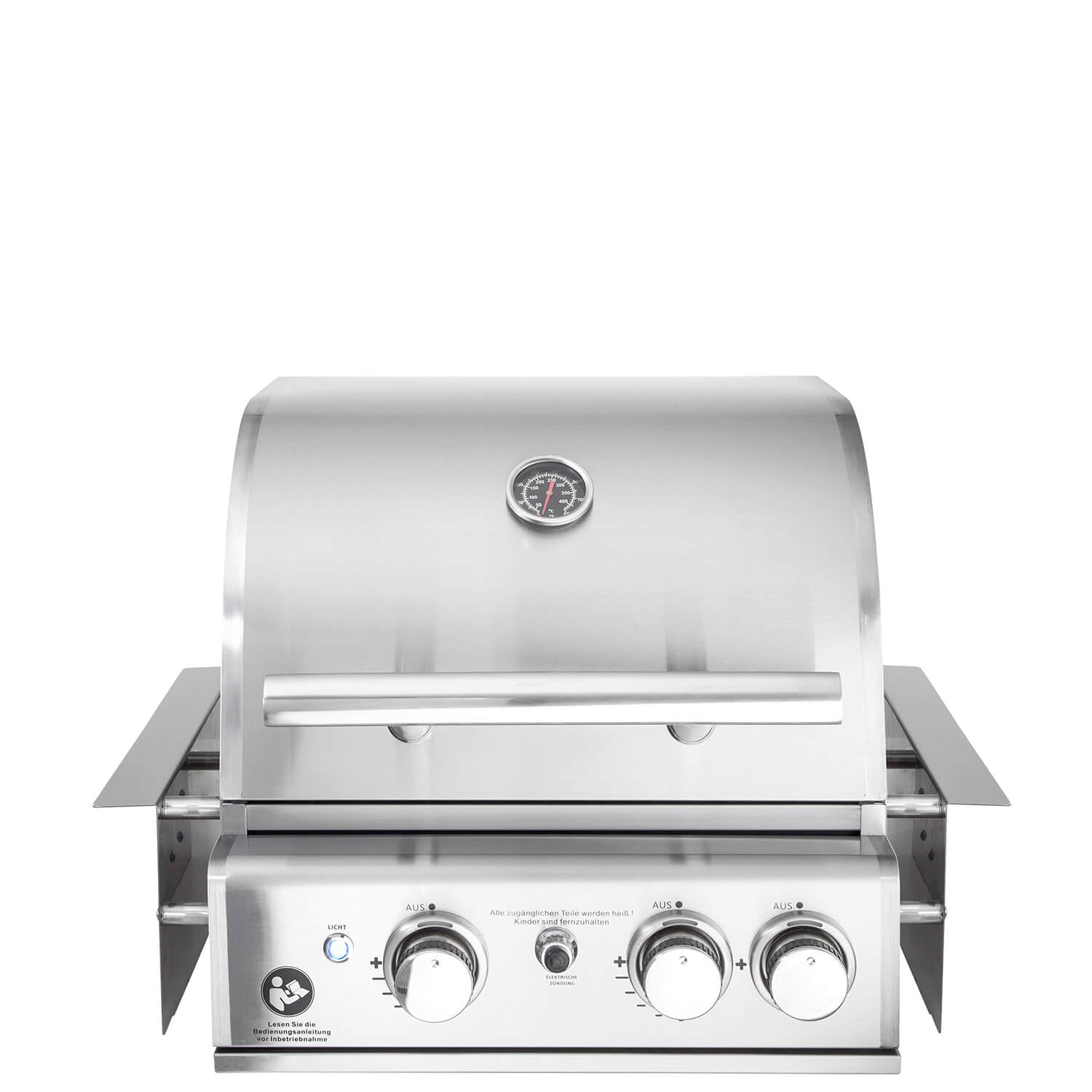 Top-Line Chef S Built-In Gasgrill Einbaugrill Edelstahl Air System 2 Brenner/Backburner