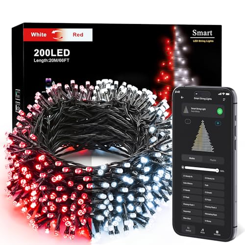Brizled Smart Christmas Tree Lights, 66FT 200 LED Color Changing