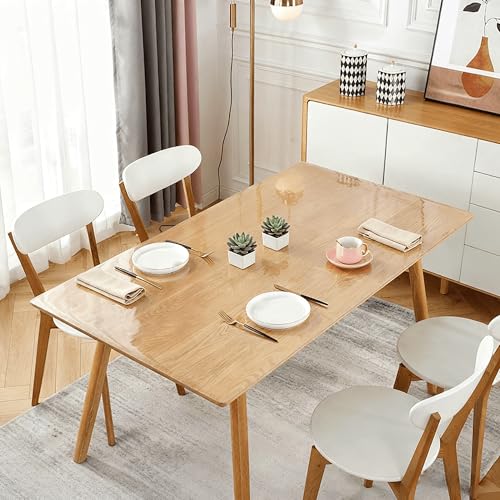 Nappe en PVC Transparent 70x70 cm pour Table - 2