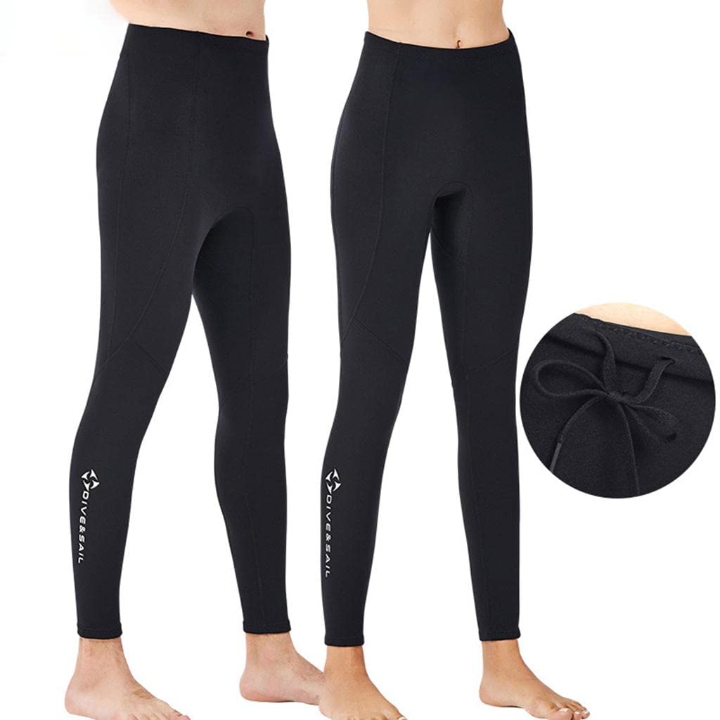 Pantalon de plongée thermique en néoprène 2 mm pour femme Taille S