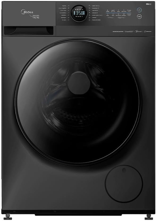Lava e Seca Midea HealthGuard Smart 13kg Titanium 220V