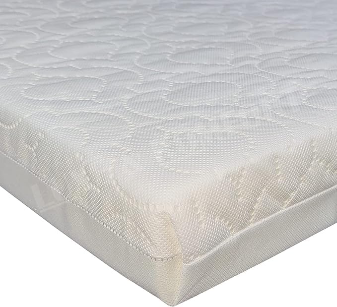 Luxe & Komfort Baby Cot Mattress, 83 x 52 cm, Water Resistant Removable Cover, Made in UK