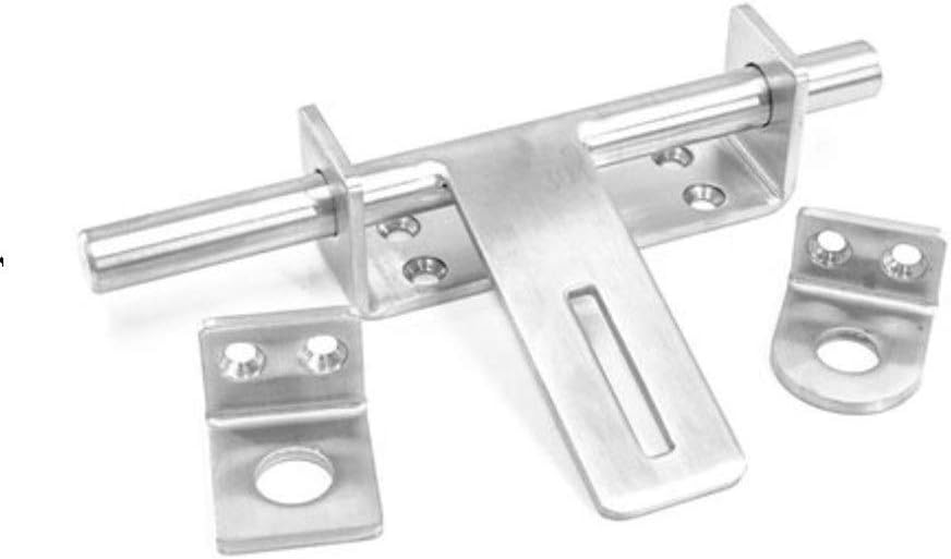 1pc Slide Bolt Gate Latch Heavy Duty Premium Safety Stainless Steel Barrel Door Lock