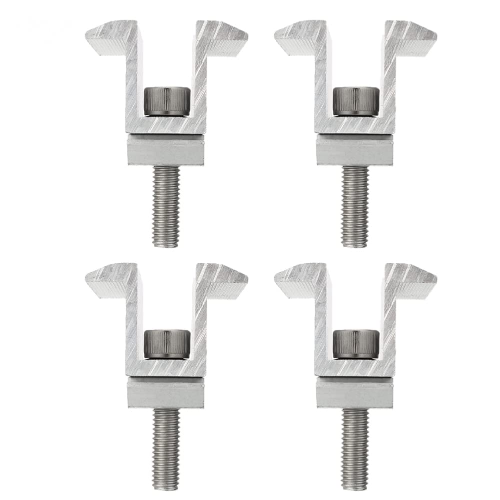 10 Pezzi Staffa Solare Fotovoltaica Morsetto In Lega Di Alluminio Per Modulo Solare Supporti Per Rack Per Pannelli Solari Accessori Morsetto~p228886419