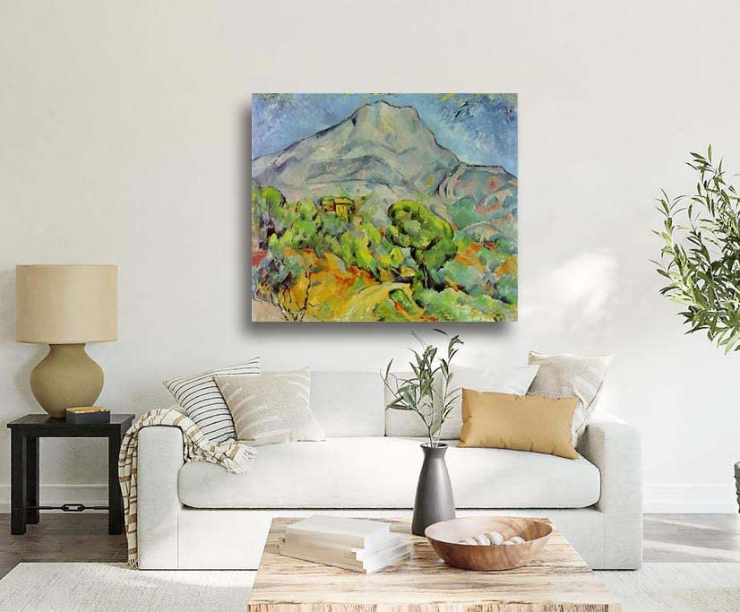 Amazon.com: Paul Cézanne《Road2》Framed Canvas Paintings Wall Art