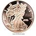 One (1) Ounce .999 Fine Copper Round: Walking Liberty