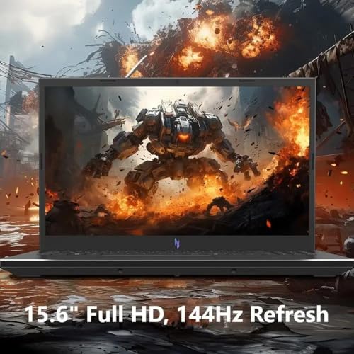 Nitro V Gaming Laptop, 15.6" FHD IPS 144Hz Display, AMD 6 Core Ryzen 5 7535HS, GeForce RTX 4050, 32GB DDR5 1TB SSD, tastiera retroilluminata, Windows 11 Pro, nero + accessori BWE - Notebook - Immagine 3