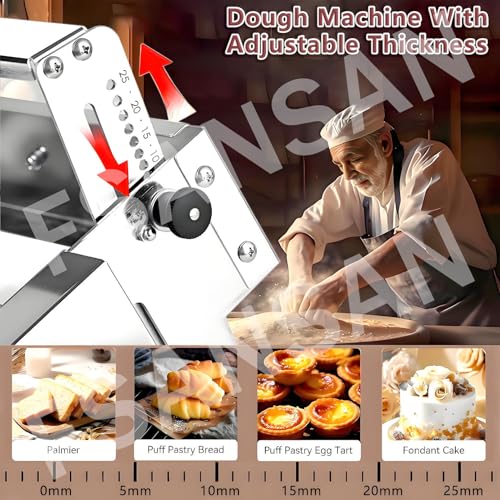 Commercial dough sheeter machine