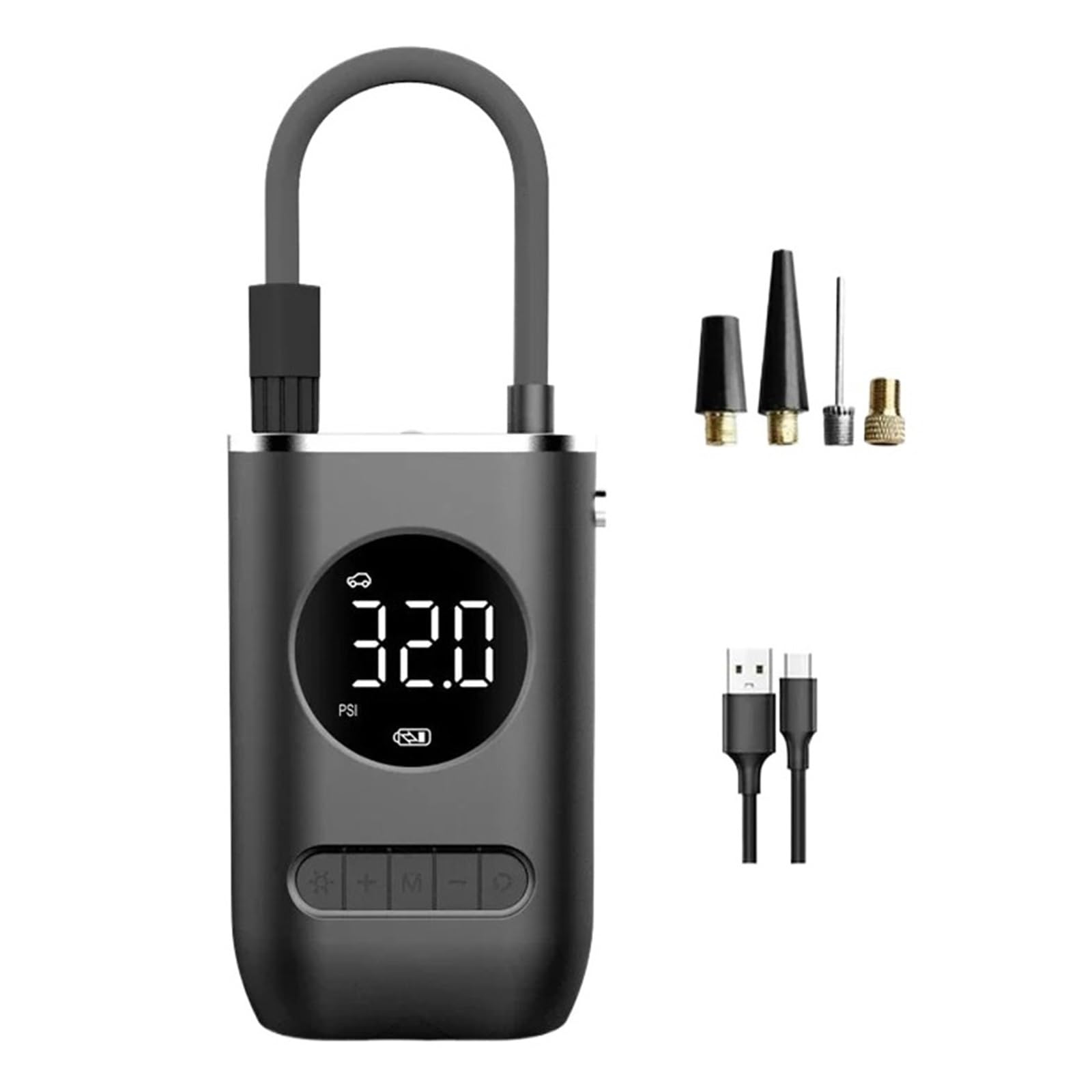 Amazon | 空気入れ 電動インフレーターポンプポータブルミニワイヤレス