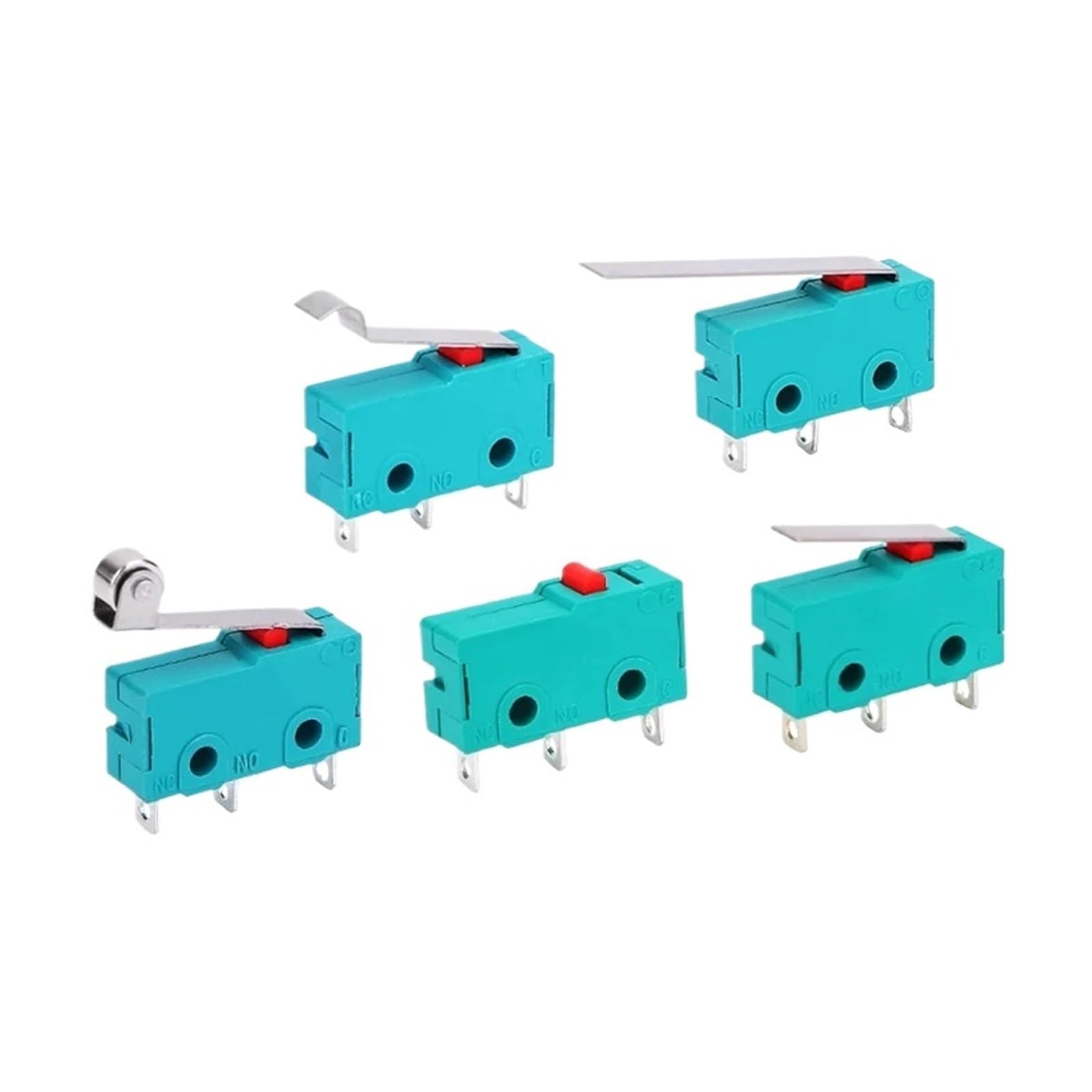 Micro-interrupteur KW4-3Z-3 avec levier à galet long 5A 250V - 3