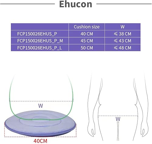 Miniatura 7 de Cojín giratorio para asiento giratorio de 360 grados, almohadilla de disco de pivote portátil ligera para ancianos, mujeres embarazadas, asiento de