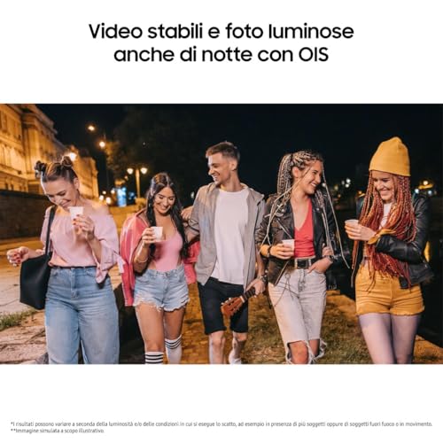 Samsung Galaxy A17 5G, 3 Anni Di Garanzia Del Produttore, Android 15, Display Super Amoled 6.7", 4GB Ram, 128GB, Batteria 5.000 Mah, Resistenza IP54, Memoria Espandibile, Black [Versione Italiana] - 6