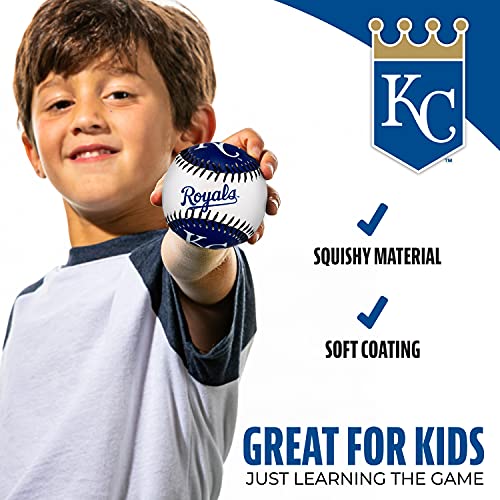 Image of Franklin Sports MLB Team Soft Baseballs - Team Logo - Fan Shop Toy Baseball for Kids - Decoration for Desks and Office