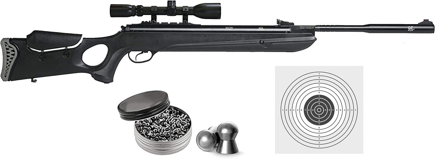 Wearable4U - Hatsan Mod 130S New .30 Cal Vortex QE Break Barrel Air Rifle Airrifle w/ 3-9Ã—40 Scope +100ct Pellets +100x Paper Targets Bundle