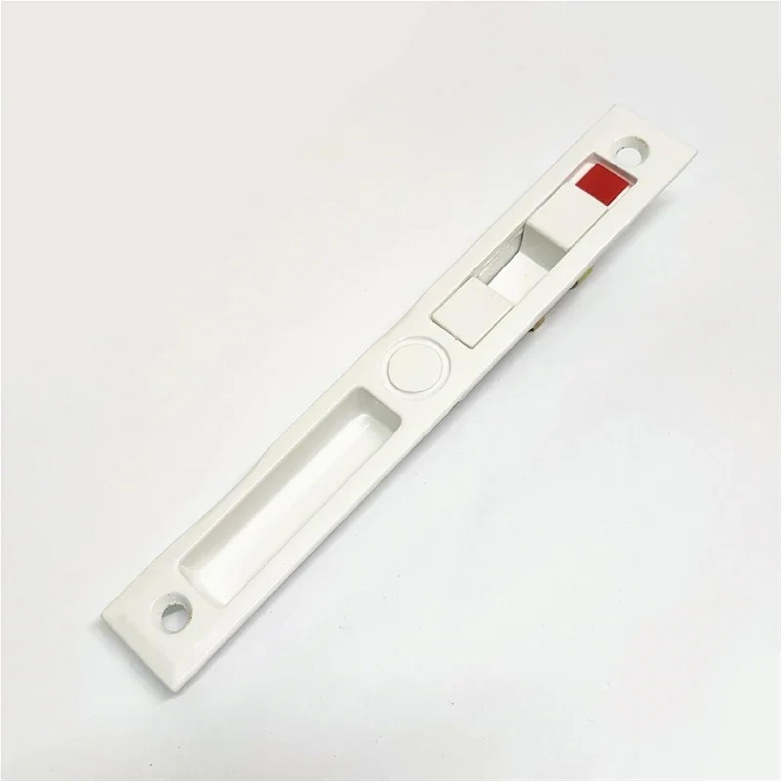 Serrure de porte coulissante blanche pour préserver l'intimité de vos proches sans clé